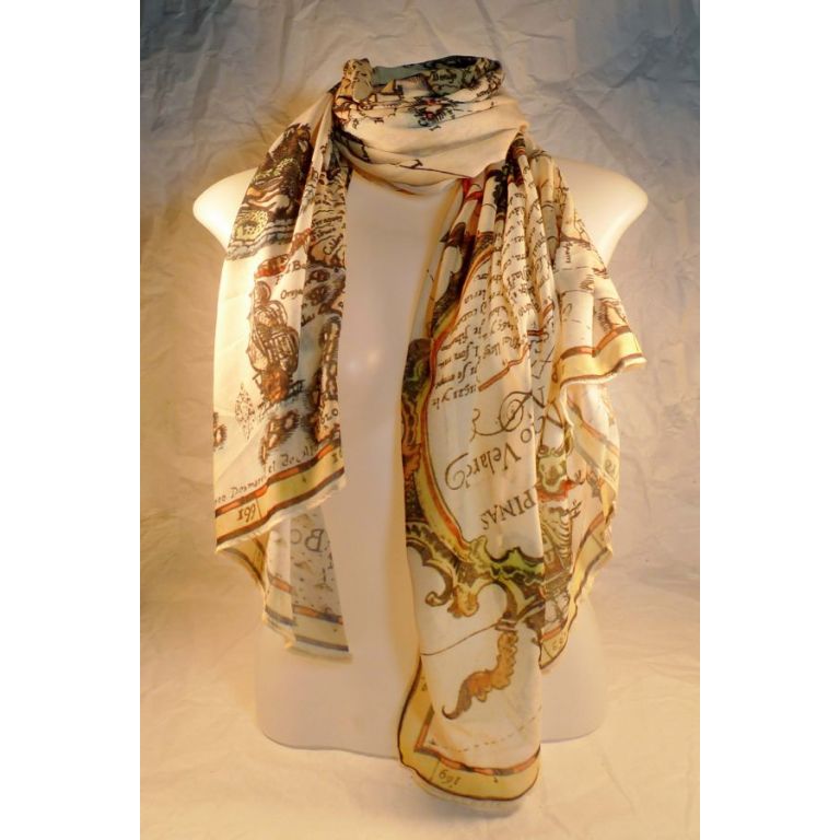 Scarf - Murillo Velarde Philippine Map