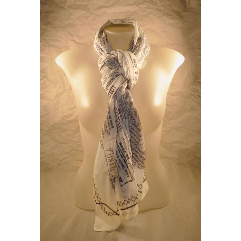 Scarf - Vintage Cigarette Wrappers